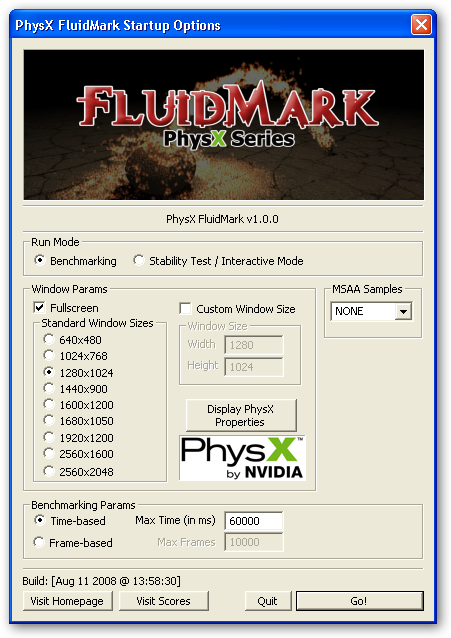 PhysX FluidMark