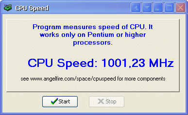 Cpu Speed