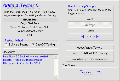 Artifact Tester