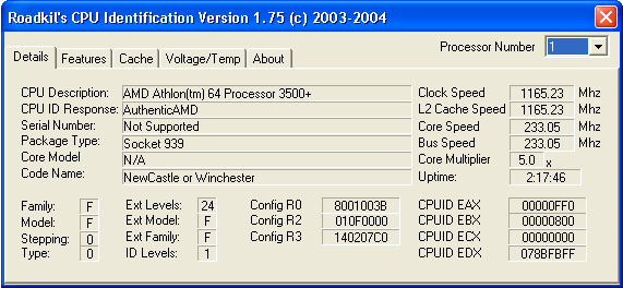 CPU Identification