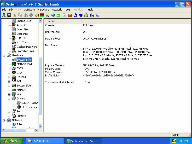 System Information for Windows (SIW)